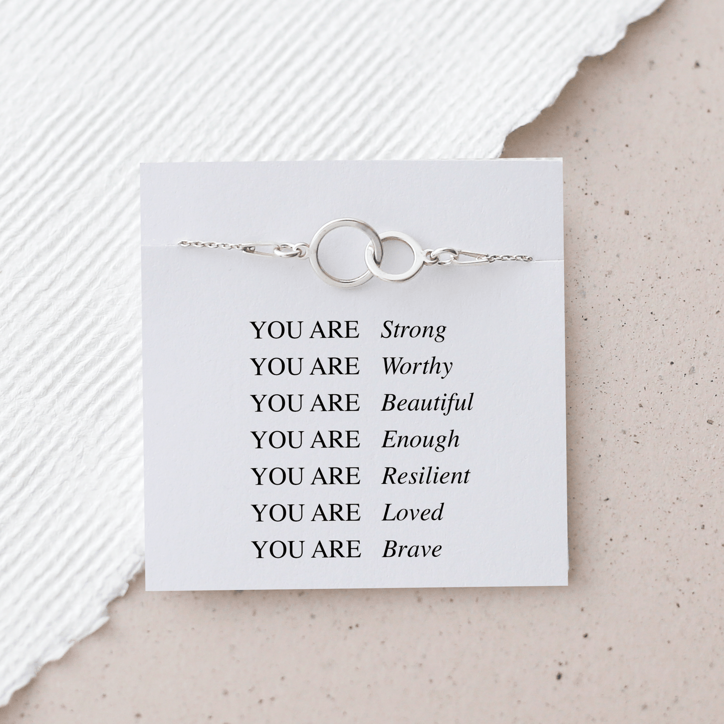 Empowerment Bracelet – Interlocking Circles - Vinci Woman