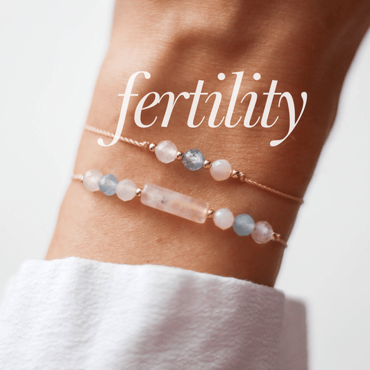 Fertility Crystal Cord Dainty Bracelet - Vinci Woman
