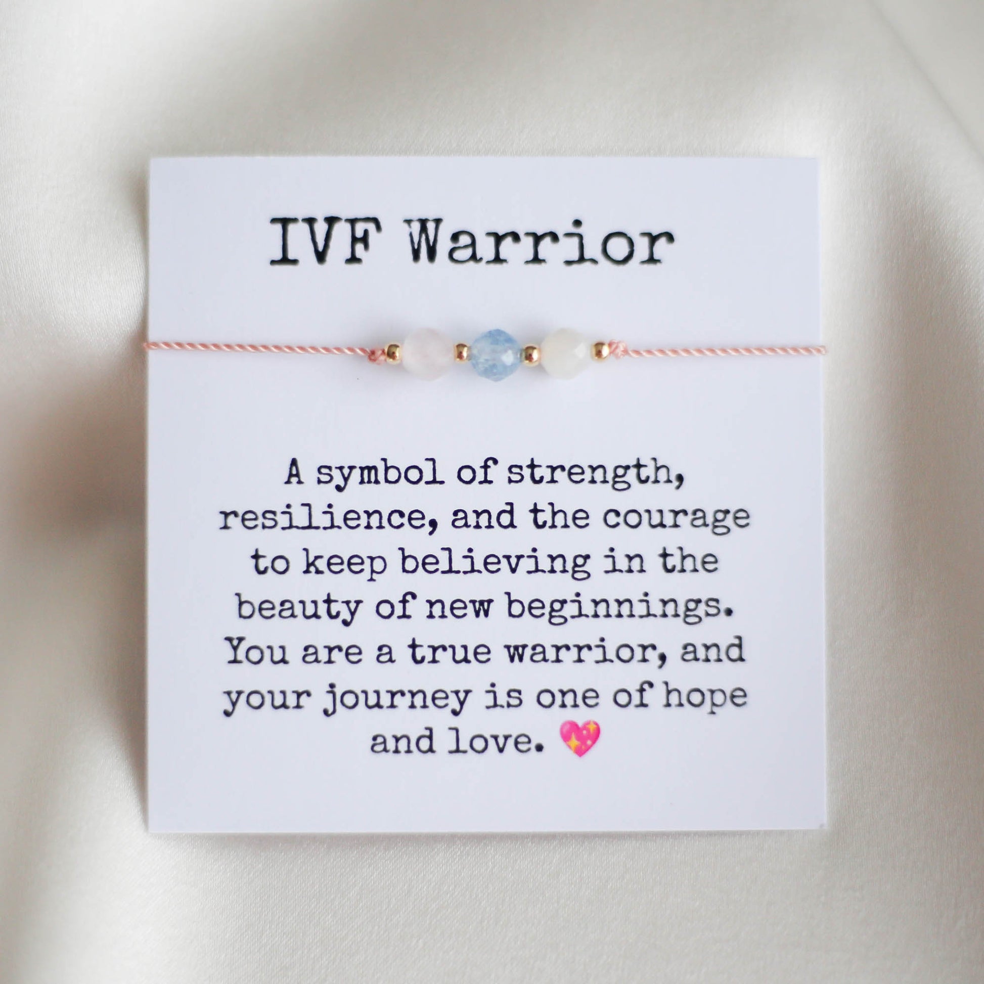 IVF Warrior - Fertility Cord Bracelet - Vinci Woman