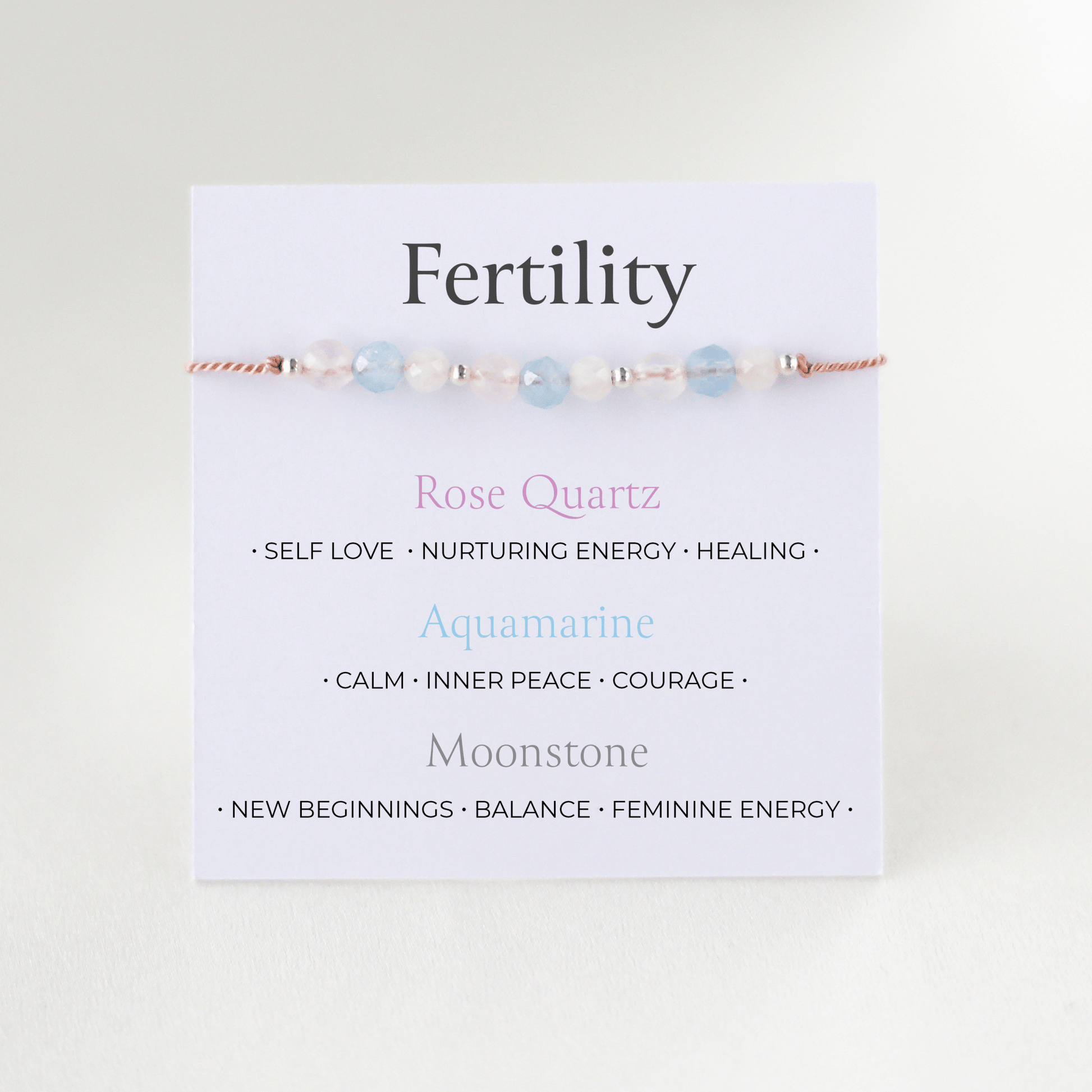 Fertility Support - TTC Crystal Bracelet - Vinci Woman