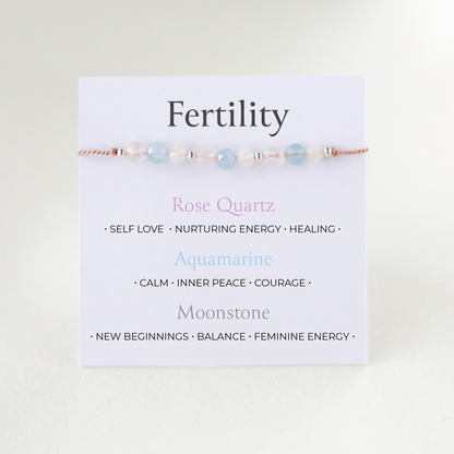 Fertility Support - TTC Crystal Bracelet - Vinci Woman