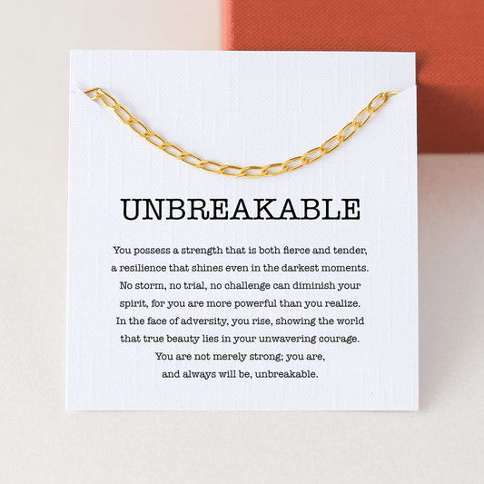 Unbreakable - 24k Gold Vermeil Chain Bracelet - Vinci Woman