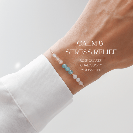Calm and Stress Relief Crystal Bracelet - Vinci Woman