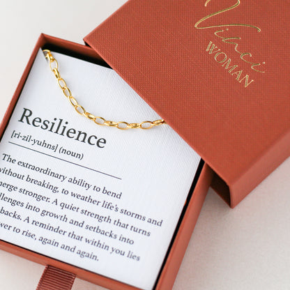 Resilience - 24k Gold Vermeil Chain Bracelet - Vinci Woman