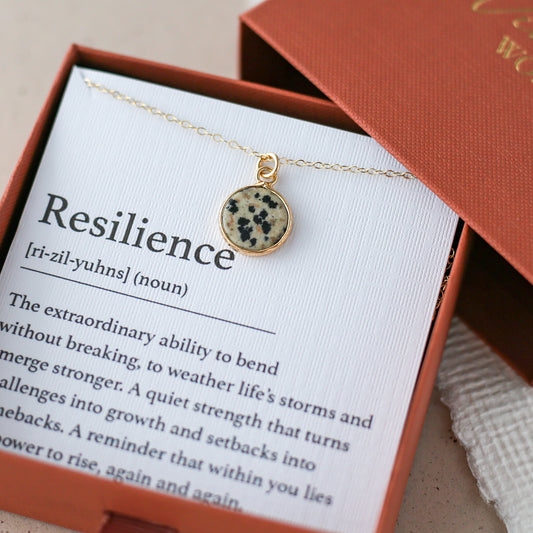 Dalmatian Jasper Resilience Necklace - Vinci Woman