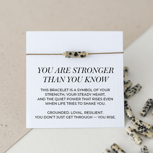 Strength Bracelet - Dalmatian Jasper - Vinci Woman