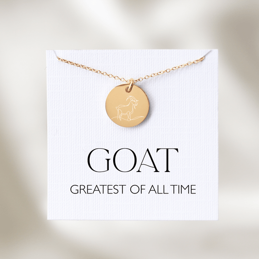 GOAT Necklace - Greatest of All Time - Vinci Woman