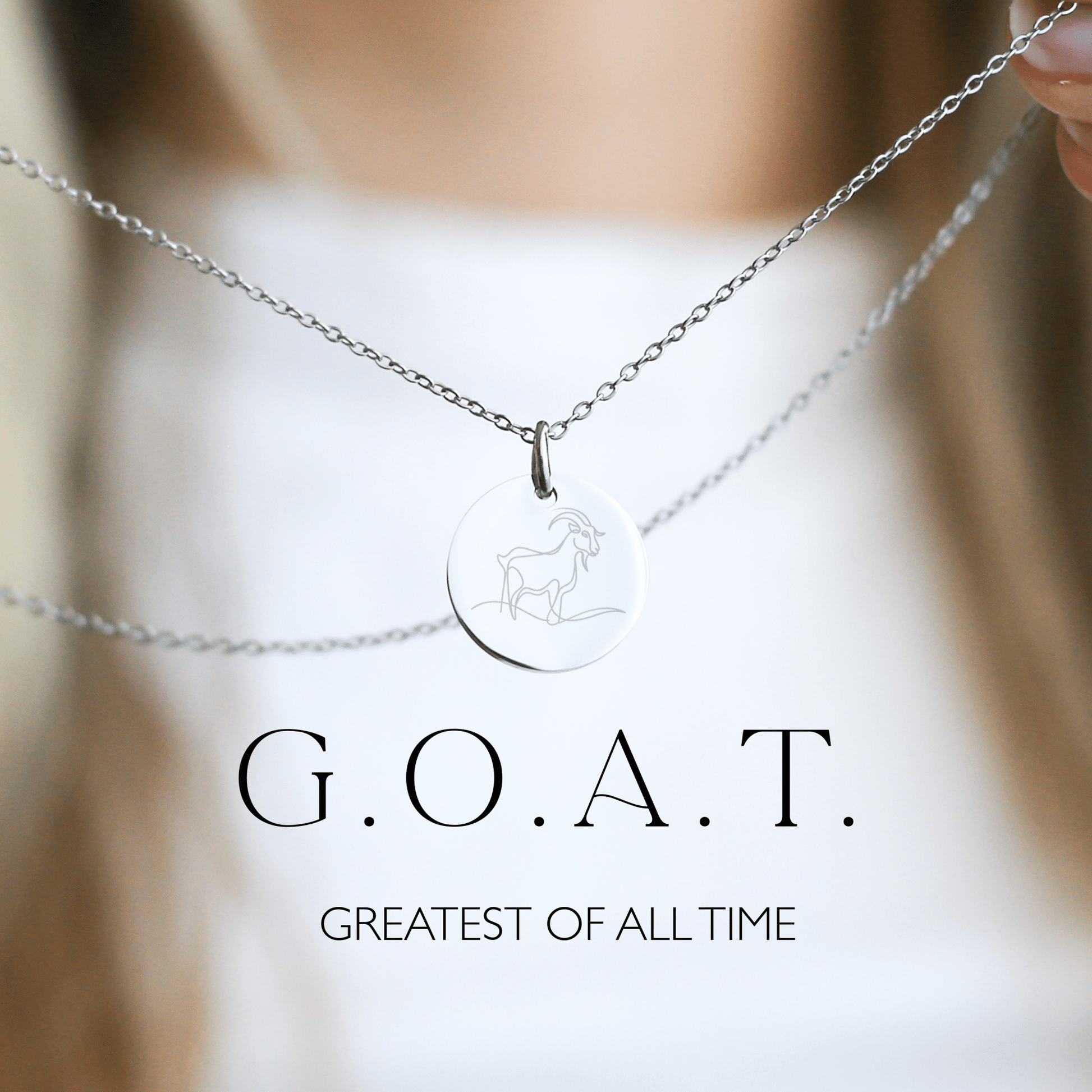 GOAT Necklace - Greatest of All Time - Vinci Woman