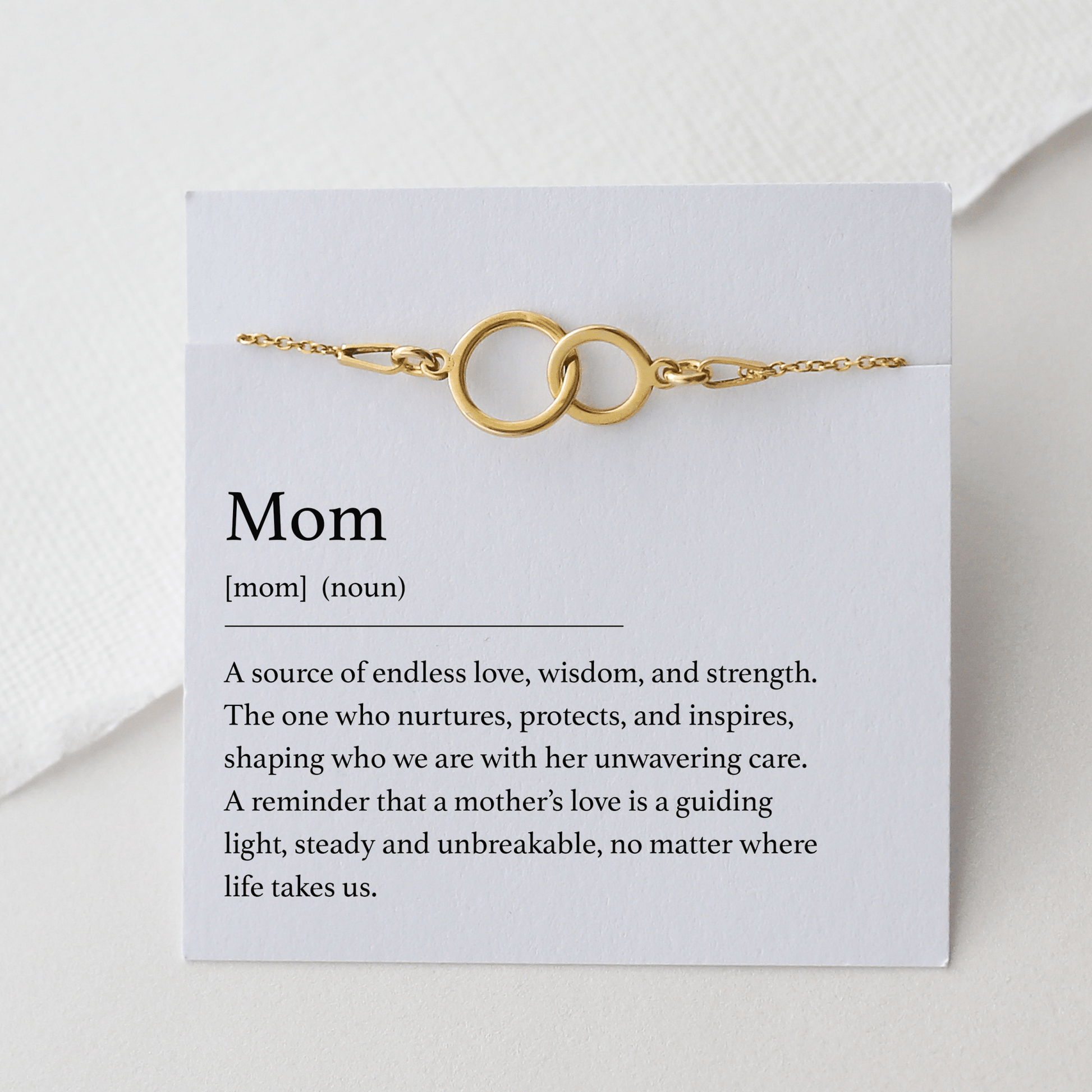 Mom Bracelet – Interlocking Circles - Vinci Woman