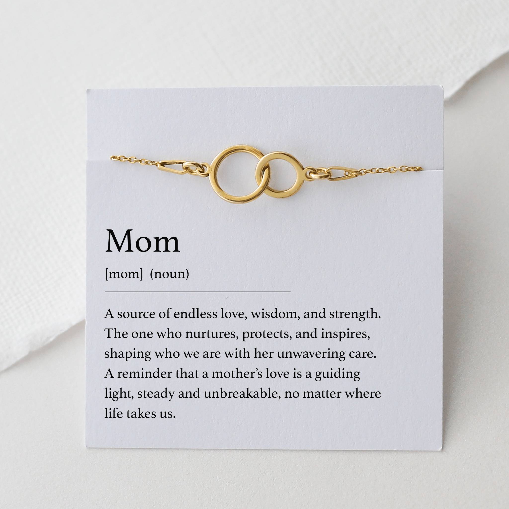 Mom Bracelet – Interlocking Circles - Vinci Woman