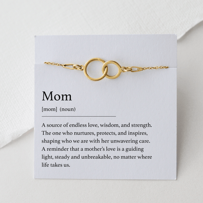 Mom Bracelet – Interlocking Circles - Vinci Woman