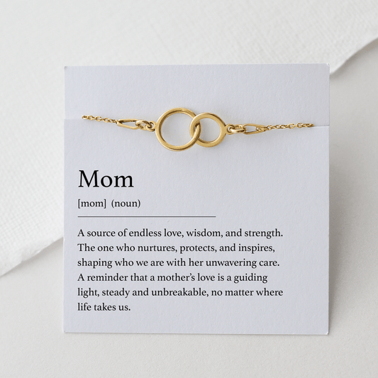 Mom Bracelet – Interlocking Circles - Vinci Woman