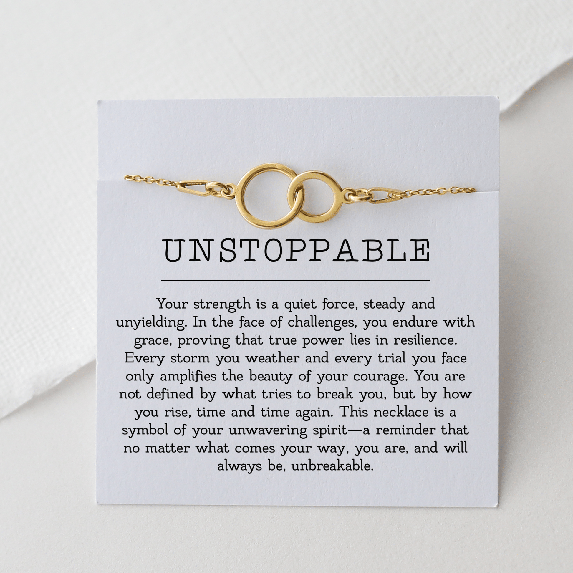 Unstoppable Bracelet - Interlocking Circles - Vinci Woman
