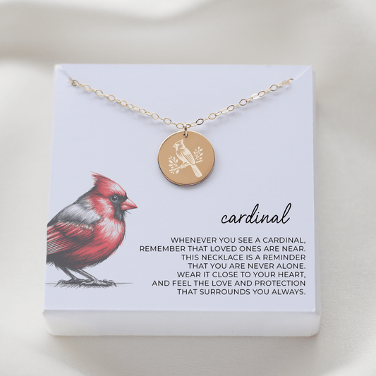Cardinal Necklace – Memorial Gift for Loss and Remembrance - Vinci Woman
