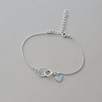 Soul Sister Gift - Interlocking Circle Bracelet - Vinci Woman