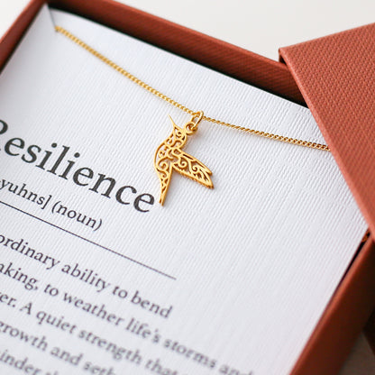 Resilience - Hummingbird Necklace - Vinci Woman