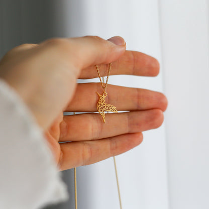 Resilience - Hummingbird Necklace - Vinci Woman
