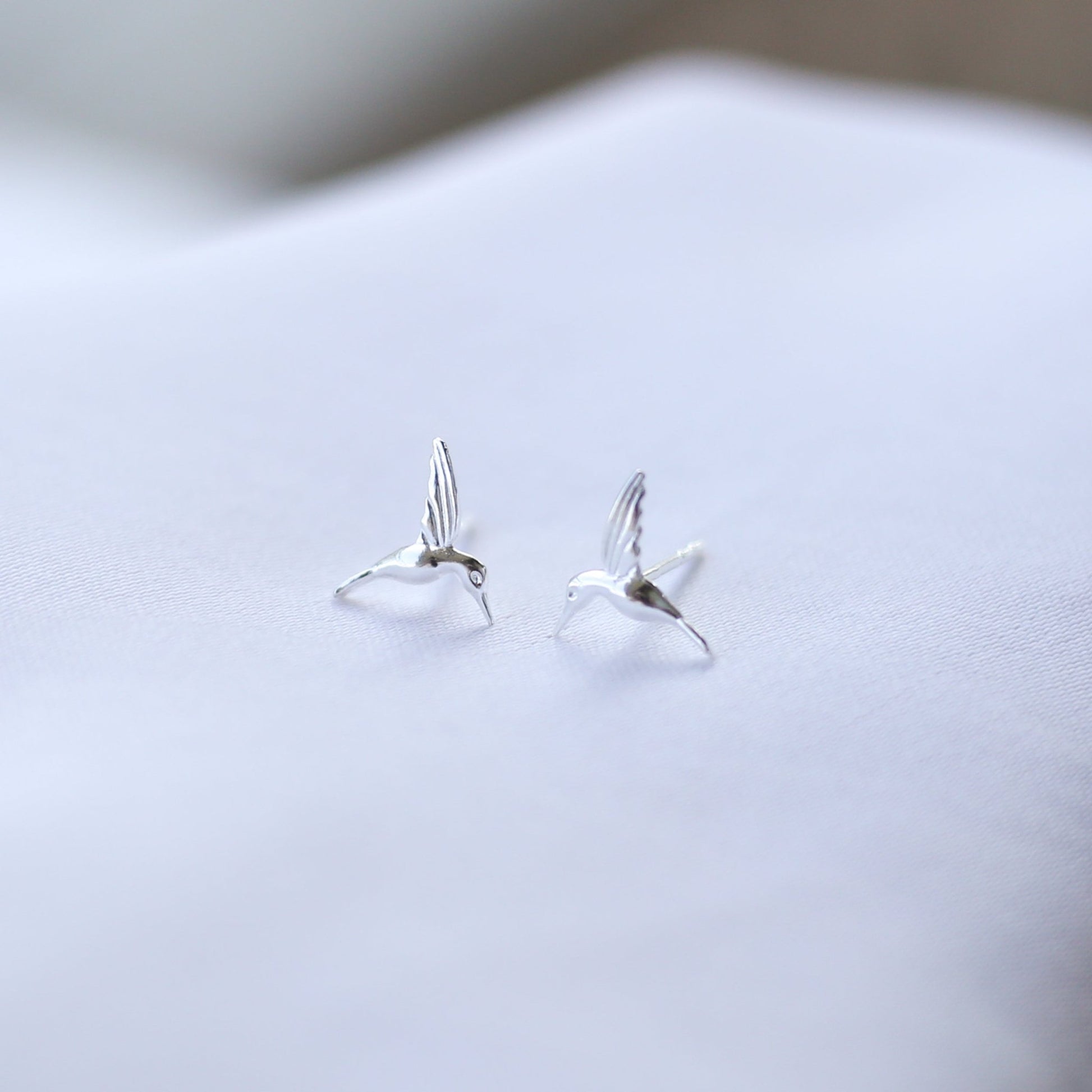 Hummingbird Earrings - 925 Sterling Silver - Vinci Woman