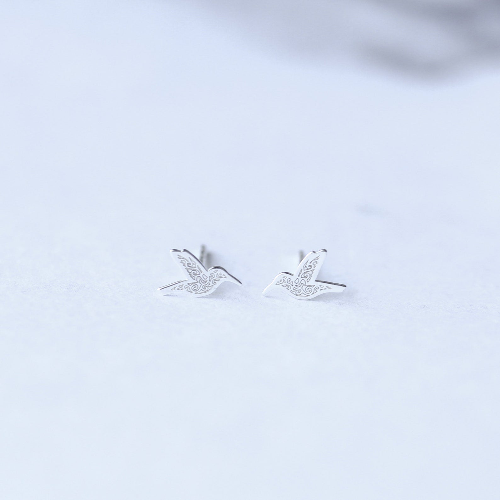 Hummingbird Azure Earrings - Vinci Woman