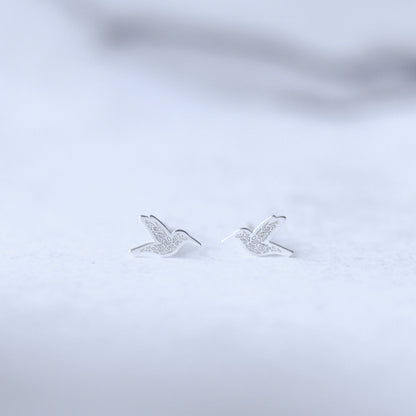 Hummingbird Azure Earrings - Vinci Woman