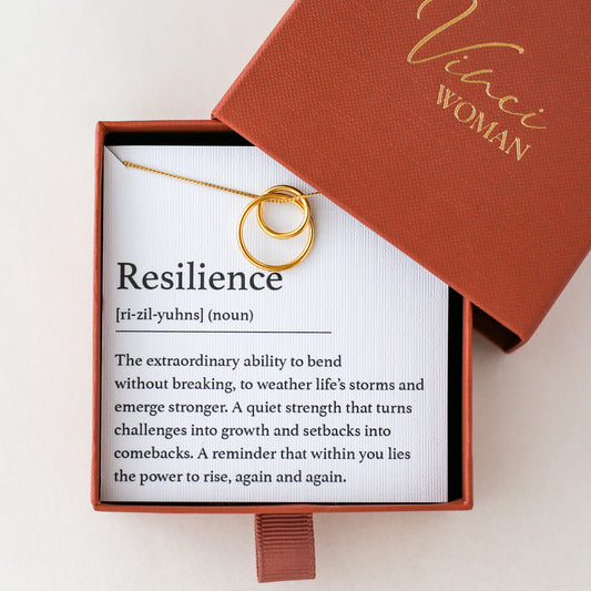 Resilience - Interlocking Circle Necklace - Vinci Woman