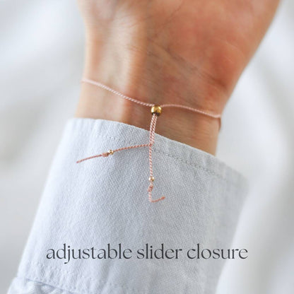 Fertility Crystal Cord Dainty Bracelet - Vinci Woman
