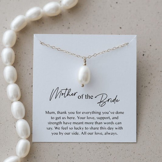 Mother Of The Bride Gift - Freshwater Pearl Necklace - Vinci Woman