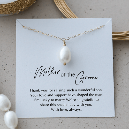 Mother Of The Groom Gift - Freshwater Pearl Necklace - Vinci Woman