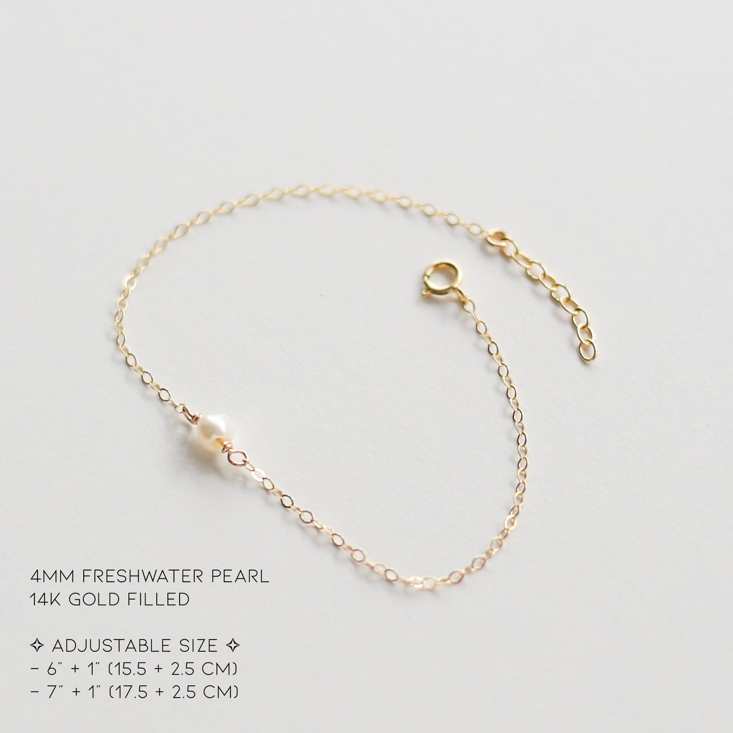 Dainty Freshwater Pearl Bracelet