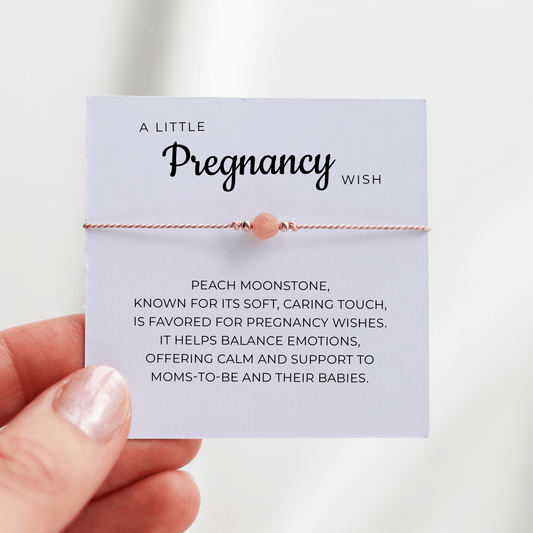 Pregnancy Wish - Dainty Crystal Cord Bracelet - Vinci Woman