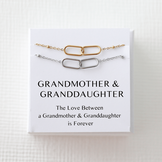 Grandmother and Granddaughter Bracelet Set - Vinci Woman
