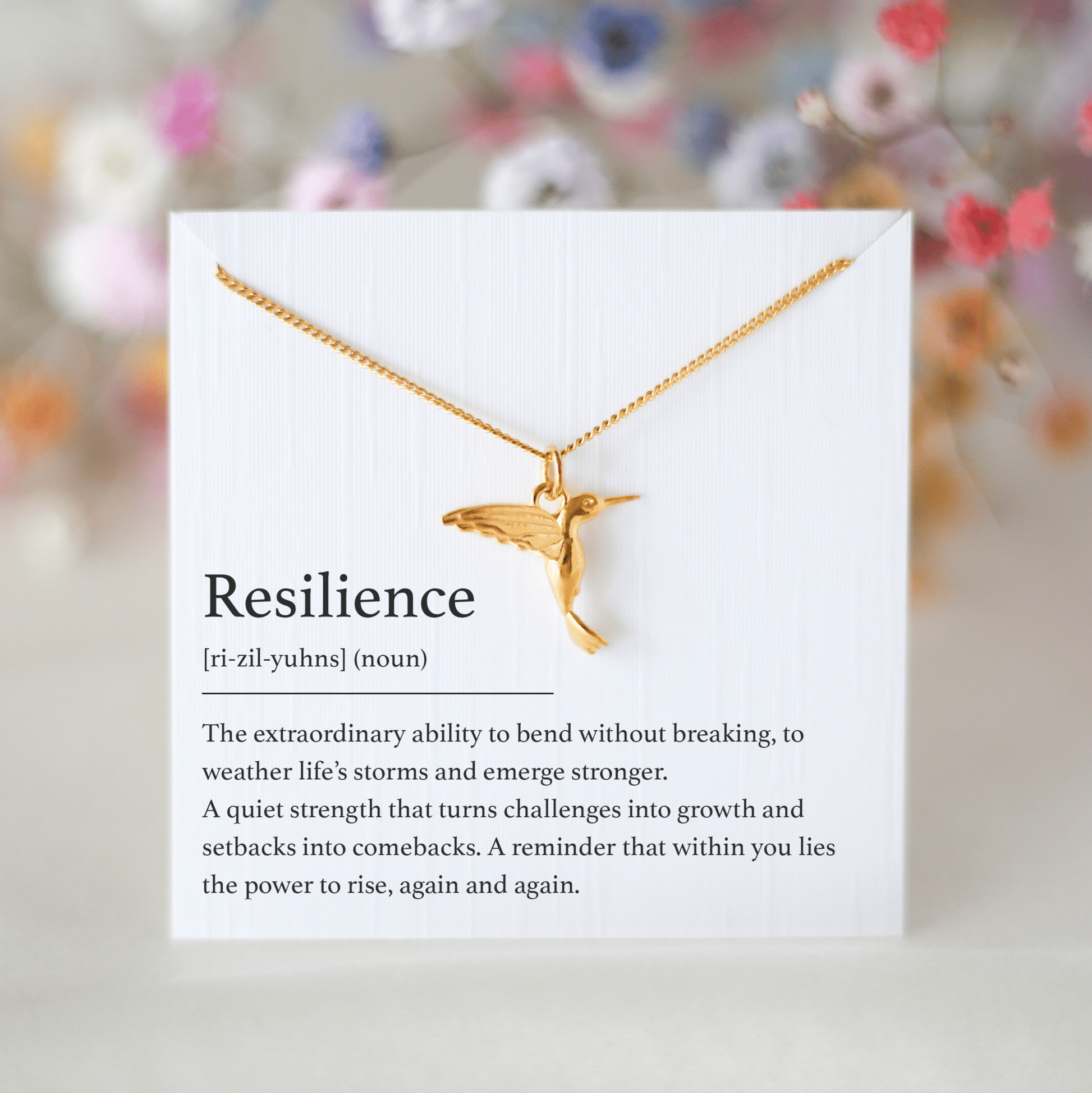 Hummingbird Resilience Necklace - Vinci Woman