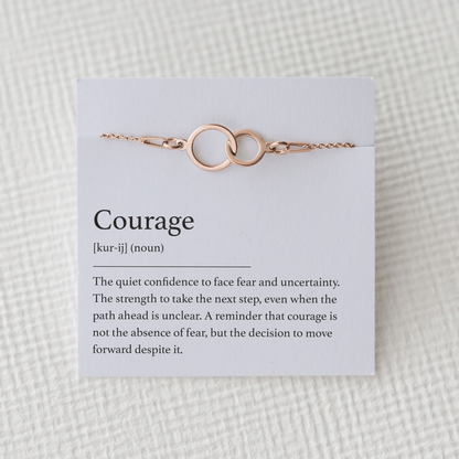Courage Bracelet - Interlocking Circles - Vinci Woman
