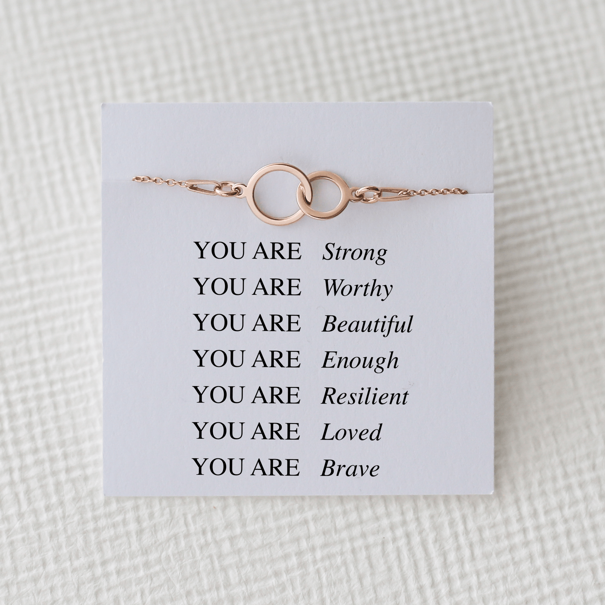 Empowerment Bracelet – Interlocking Circles - Vinci Woman