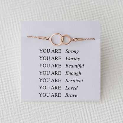 Empowerment Bracelet – Interlocking Circles - Vinci Woman