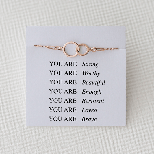 Empowerment Bracelet – Interlocking Circles - Vinci Woman