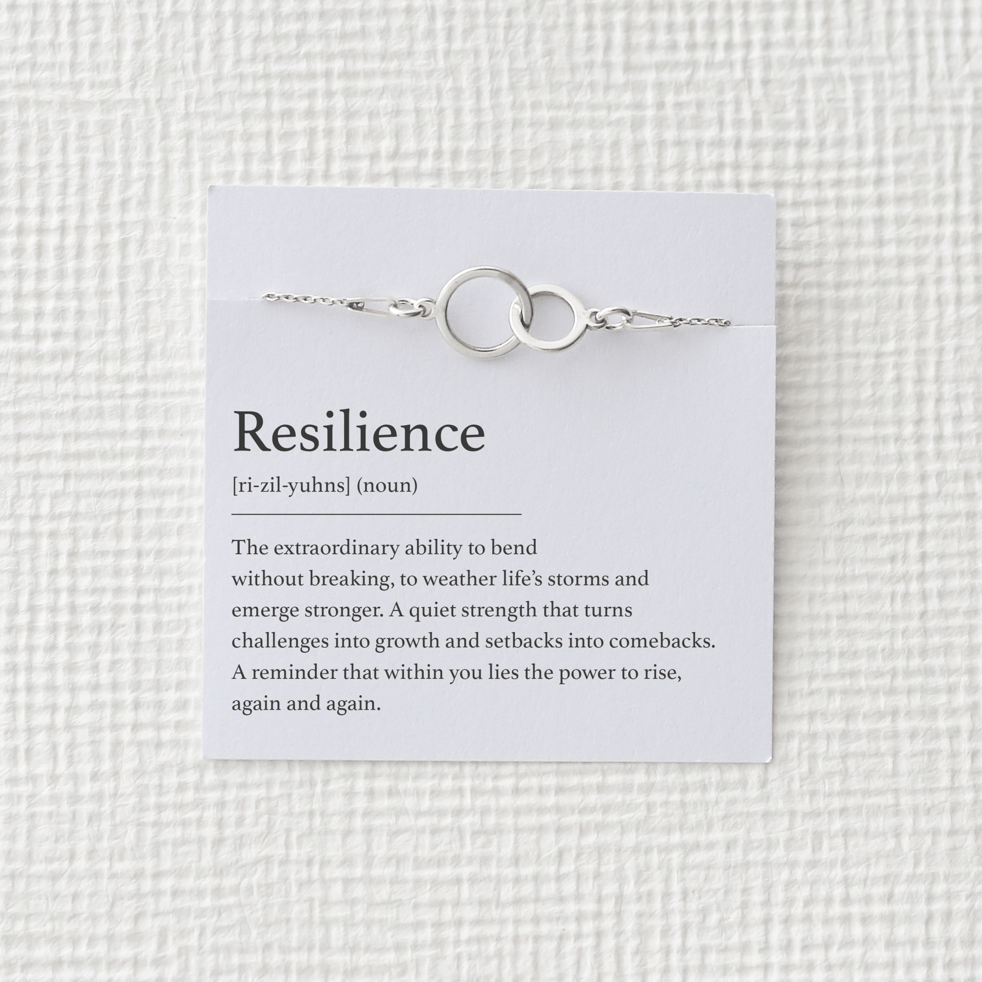 Resilience Bracelet - Interlocking Circles - Vinci Woman