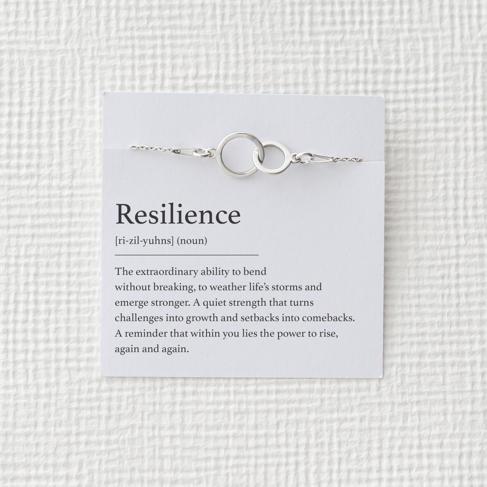 Resilience Bracelet - Interlocking Circles - Vinci Woman