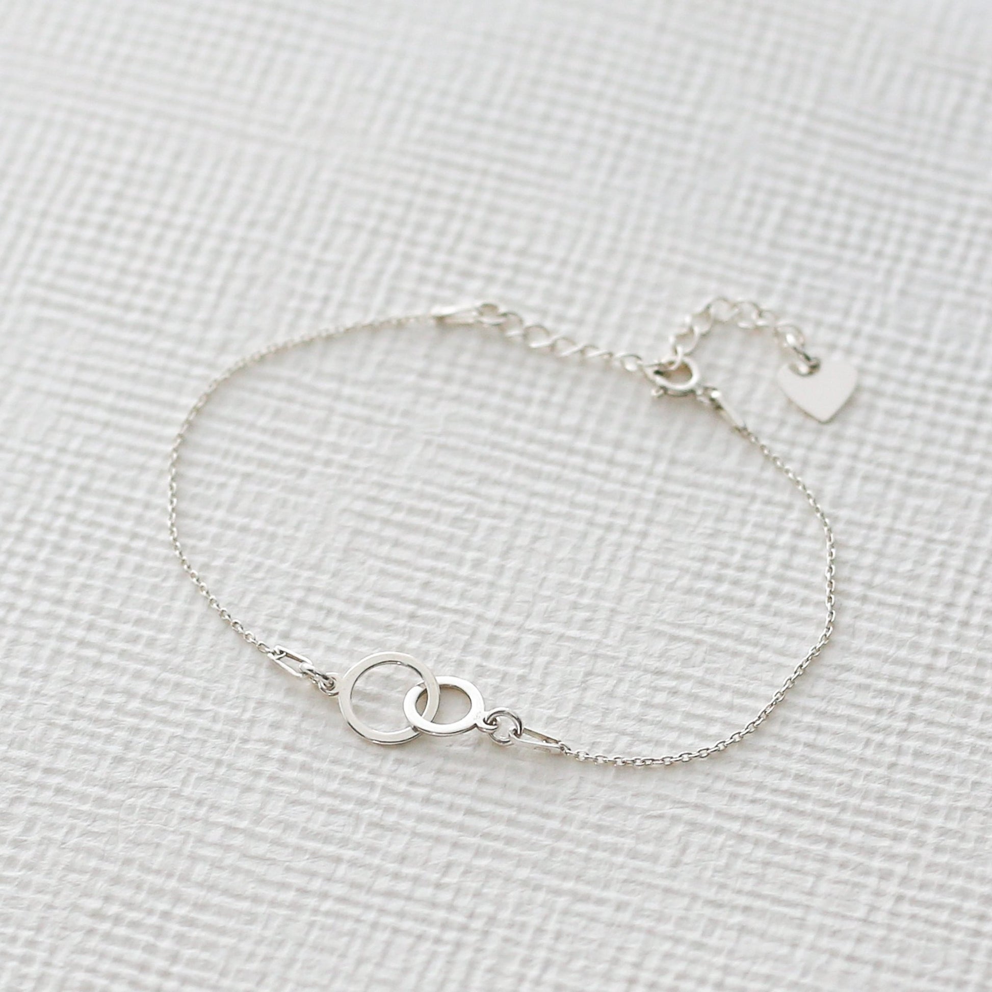 Mother and Daughter Bracelet - Interlocking Circles - Vinci Woman