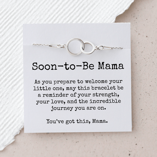 Soon - to - Be Mama Bracelet – Interlocking Circles - Vinci Woman