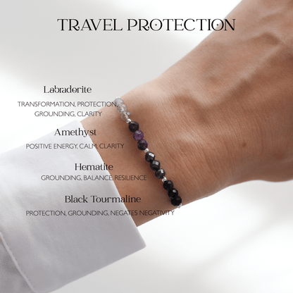 Travel Protection Crystal Bracelet - Vinci Woman