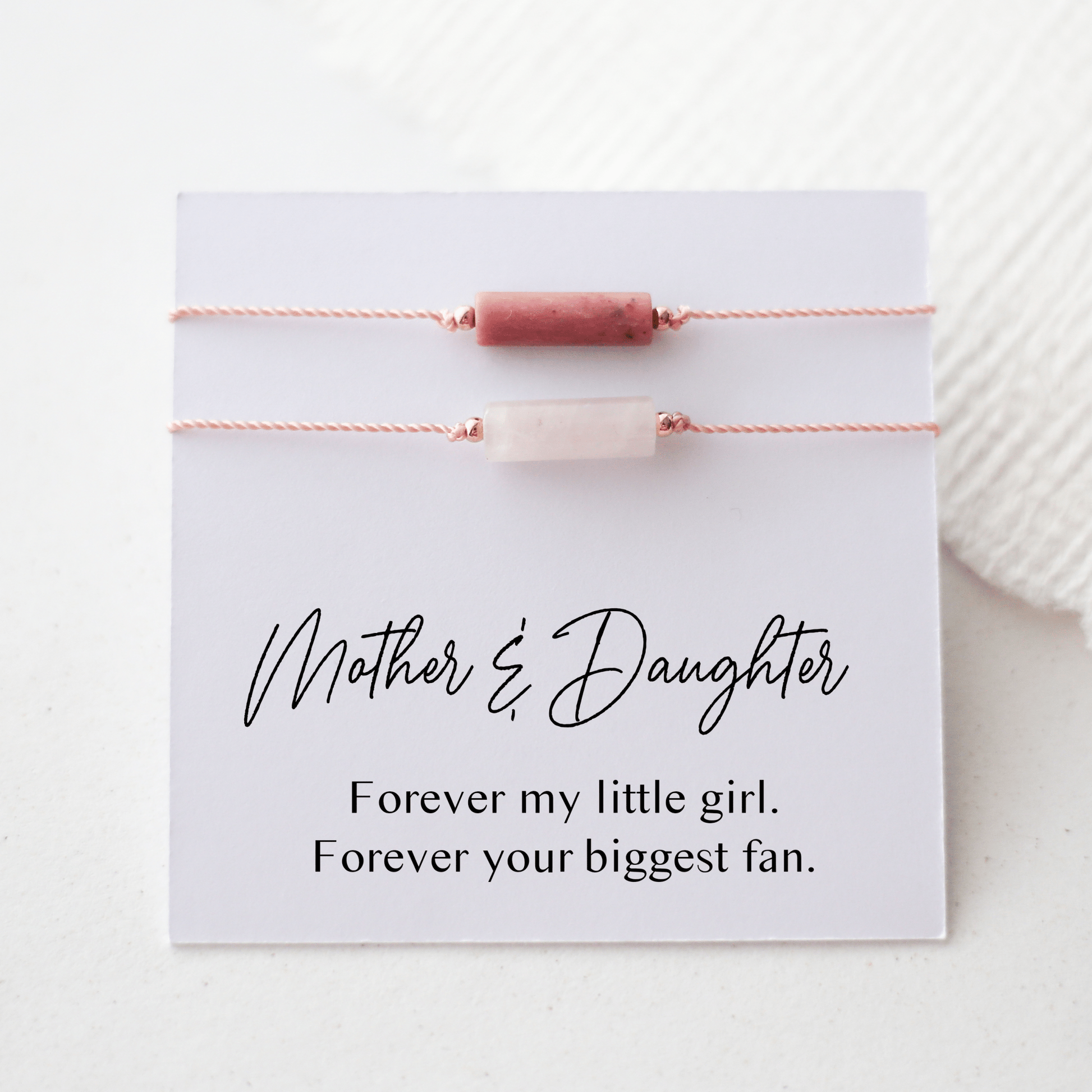 Mom & Daughter Two Matching Crystal Bracelets - Vinci Woman