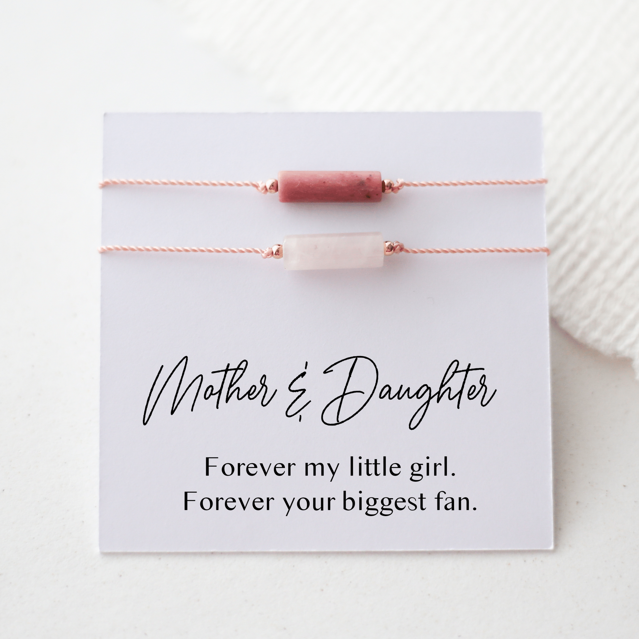 Mom & Daughter Two Matching Crystal Bracelets - Vinci Woman