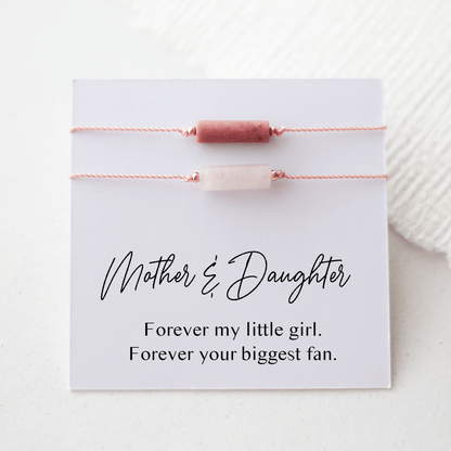 Mom & Daughter Two Matching Crystal Bracelets - Vinci Woman