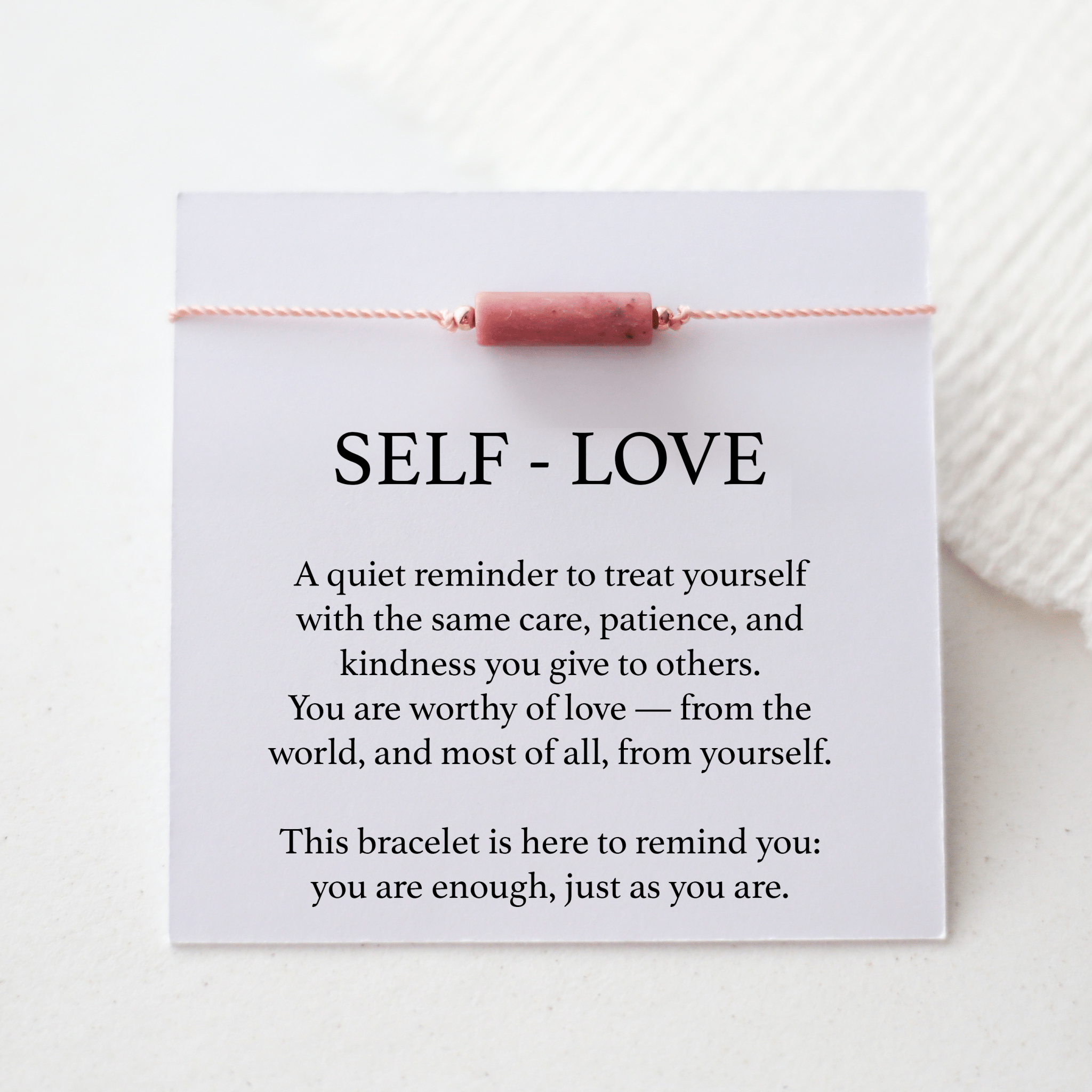 Self - Love Cord Crystal Bracelet - Vinci Woman