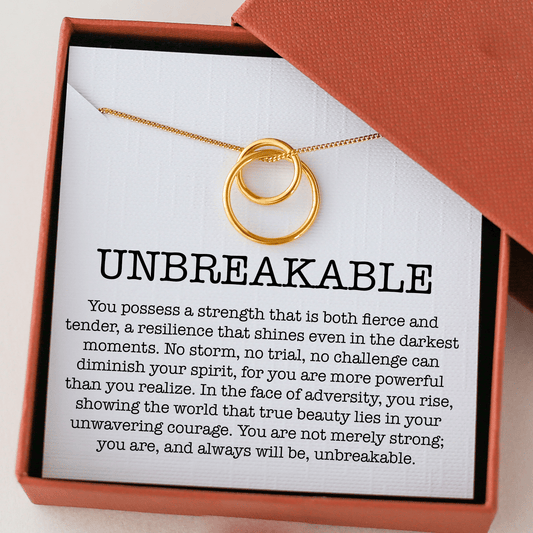 Unbreakable - Interlocking Circle Necklace - Vinci Woman