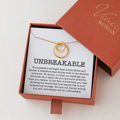 Unbreakable - Interlocking Circle Necklace - Vinci Woman