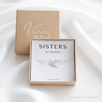 Hummingbird Bracelet - Unbiological Sister - Vinci Woman